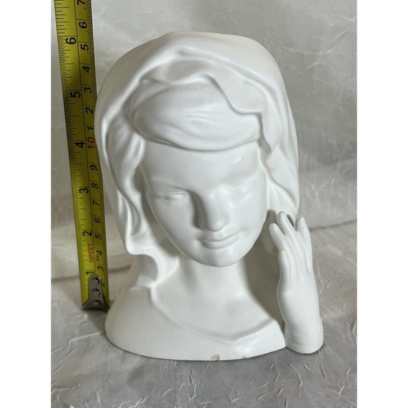 VINTAGE 1964 Jackie Kennedy, Inarco, E1858, Great Shape, Lady Head Vase - Picture 7 of 8